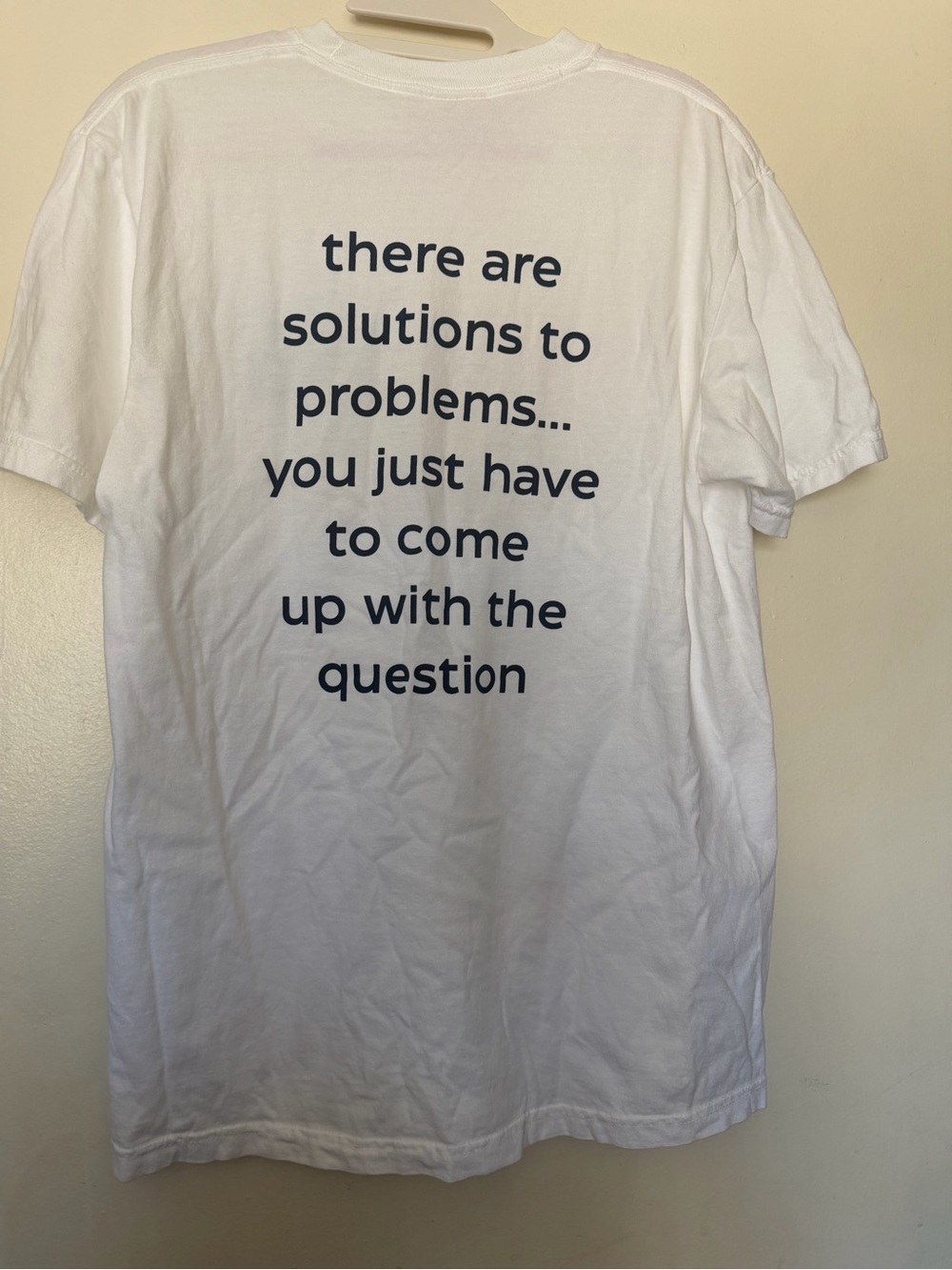 Comfort Colors White Graphic T-Shirt Horse Quote Tee Size Medium